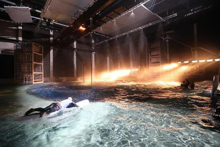 Verlinde fits out the world's first underwater cinema set at the Lites cinema studios in Belgium
